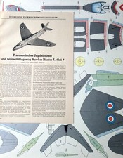 Schreiber modellbogen hawker gebraucht kaufen  Heidelberg