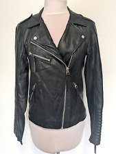 Black faux leather for sale  STOKE-ON-TRENT