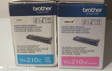 Genuine BROTHER TN210 cores TN-210M TN-210C cartuchos de toner (lote de 2) usado comprar usado  Enviando para Brazil