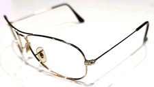 Óculos de sol Ray Ban RB3362 Cockpit 001/51 sem lentes armação de metal dourado apenas 59-14 comprar usado  Enviando para Brazil