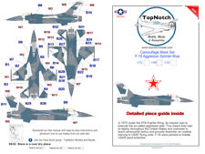 Conjunto de máscara de vinil TopNotch F-16 Aggressor Splinter esquema de camuflagem azul comprar usado  Enviando para Brazil