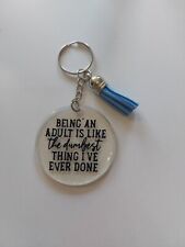 Handmade resin keyring for sale  BRIDGEND