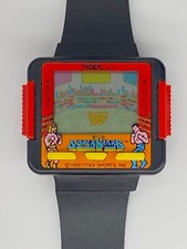 Reloj de pulsera vintage 1990 WWF Superstars juego titan deportes tigre electrónica RARO segunda mano  Embacar hacia Mexico