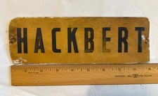Hackbert tin metal for sale  Monroe