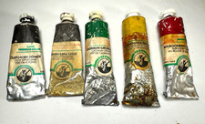 LOTE ORIGINAL ANTIGO X 5 PIGMENTO ANTIGO PINTURA A ÓLEO HOLANDA CÁDMIO VERMELHO AMARELO VERDE ...., usado comprar usado  Enviando para Brazil