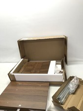 Stolik nocny HEYZOEY z 3 szufladami, komoda nocna (orzech, gł. 45 x szer. 33 x wys. 61 cm), używany na sprzedaż  PL