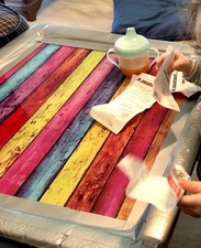 Couchtisch roter glasplatte gebraucht kaufen  Stuttgart
