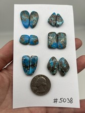 Pair turquoise cabochons for sale  Schaumburg