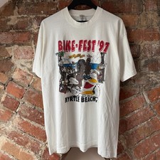Camiseta Gráfica Vintage 1997 Myrtle Beach Bike Fest EUA Rara Extra Grande comprar usado Camiseta Gráfica Vintage 1997 Myrtle Beach Bike Fest EUA Rara Extra Grande comprar usado  Enviando para Brazil