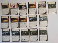 Cartões em estado minúsculo somente para jogo de cartas de terror Eldritch 16 cartas peça de reposição comprar usado  Enviando para Brazil