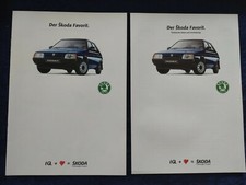 škoda favorite brochure d'occasion  Expédié en Belgium