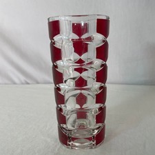 Red geometric glass for sale  Seymour