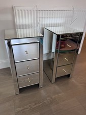 Mirror bedside table for sale  HARTLEPOOL
