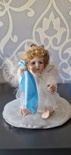 Porzellanpuppe engelchen trän gebraucht kaufen  Mainhausen