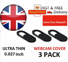 Capa webcam 3 PACOTES controle deslizante de câmera fina para iPhone laptop tablet celular postagem rápida, usado comprar usado  Enviando para Brazil
