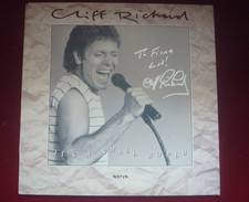 Autographed signed cliff for sale  HALESOWEN
