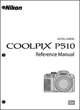 Câmera Digital Nikon CoolPix P510 Guia do Usuário Manual de Instruções comprar usado  Enviando para Brazil