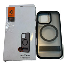 Suporte Spigen Ultra Hybrid S para iPhone 16 Pro preto geada comprar usado  Enviando para Brazil