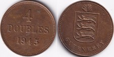 Doubles 1945 guernesey d'occasion  Charenton-le-Pont