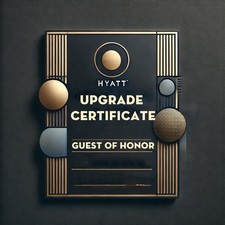 Hyatt guest honor for sale  Davis