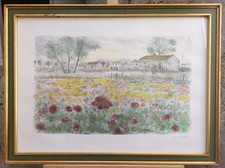 Michele cascella litografia usato  Palermo