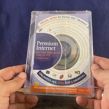 CD-ROM Premium AOL Unlimited Free 2 Meses Proteção contra Vírus Incluída Internet comprar usado  Enviando para Brazil