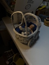 White wicker doll for sale  Cashton
