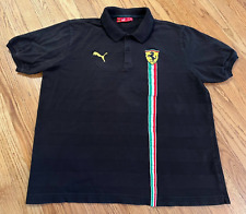 Camisa polo Puma x Scuderia Ferrari gola redonda tamanho XXL listrada preta oficial, usado comprar usado  Enviando para Brazil