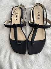 Furla sandale schwarz gebraucht kaufen  Hamburg