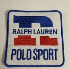 Polo esportivo grande 4 polegadas Ralph Lauren adesivo retrô! comprar usado  Enviando para Brazil