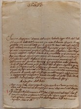 Rarissima lettera manoscritta usato  Roma