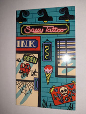 Brinco Super Sassy clube temporada 2 março tema tatuagem 6 pares brincos aglomerado comprar usado  Enviando para Brazil