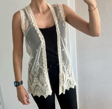 Weste spitze weiß gebraucht kaufen  Solingen