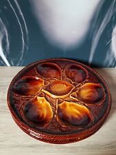 Assiettes huitres barbotine d'occasion Assiettes huitres barbotine d'occasion  Plonéour-Lanvern