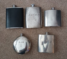 Hip flasks vintage for sale  TROWBRIDGE