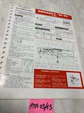 Fiche technique automobile d'occasion  Decize