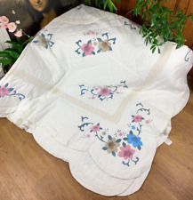 Vintage white pink for sale  STOKE-ON-TRENT