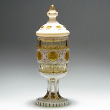 Bohemian lidded glass for sale  TUNBRIDGE WELLS