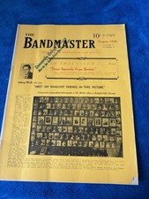 August 1930 bandmaster for sale  Carmel