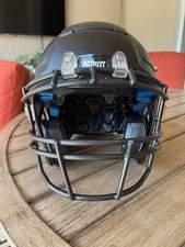 Usado, Capacete de futebol Schutt Youth F7 LX1 preto fosco, juvenil grande G comprar usado  Enviando para Brazil