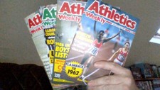 Athletics weekly 1987 for sale  CANVEY ISLAND