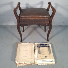 Vintage piano stool for sale  PLYMOUTH