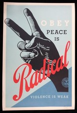 Shepard fairey radical d'occasion  Gambsheim