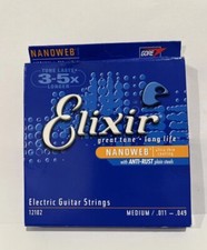 Cordas elétricas Elixir® 12102 com revestimento NANOWEB®, médias (011-049) comprar usado  Enviando para Brazil