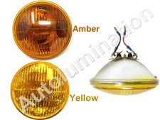 Lâmpada de neblina 5-3/4" amarelo âmbar selada feixe alto farol 12v H5001 comprar usado  Enviando para Brazil