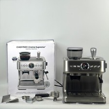 Máquina de café espresso Chefman Crema Supreme 15 barras, espumador de leite (aço inoxidável) comprar usado  Enviando para Brazil