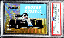 2020 Topps Chrome F1 #/50 refrator de onda de ouro George Russell World Wheels PSA 9 comprar usado  Enviando para Brazil