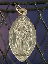  Pingente medalha de prata religiosa francesa Nossa Senhora dos Milagres 19thc Virgem Menino, usado comprar usado  Enviando para Brazil