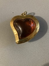 Pendentif cœur ambre d'occasion  Toulouse-