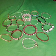 Rhinestone glass bracelet for sale  Phoenix